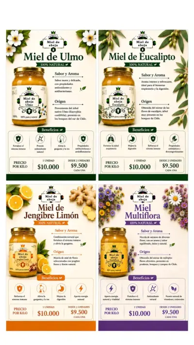 Miel de abeja canela 1 kilo - miniatura 2