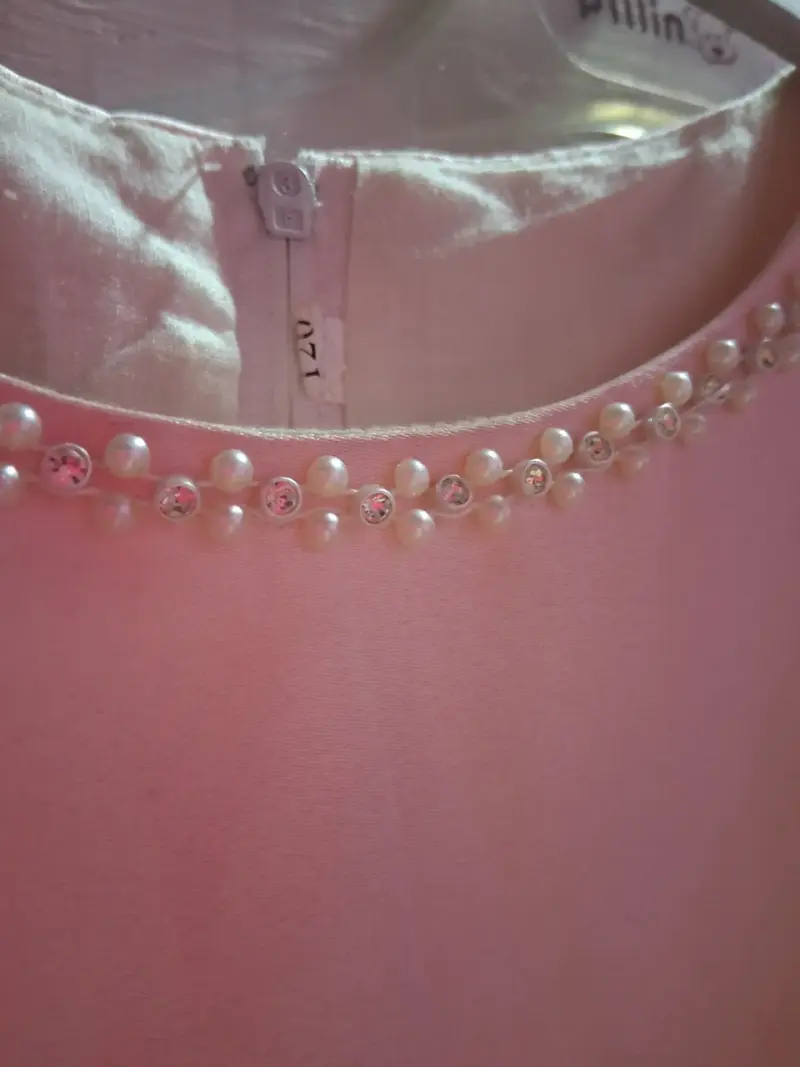 Vestido de fiesta rosado niña talla 3X - 2