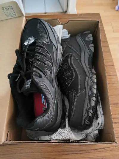 Zapatos Skechers para trabajo negro - miniatura 3