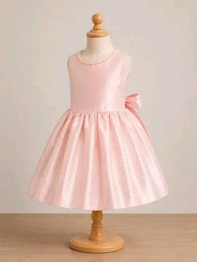 Vestido de fiesta rosado niña talla 3X - miniatura 3