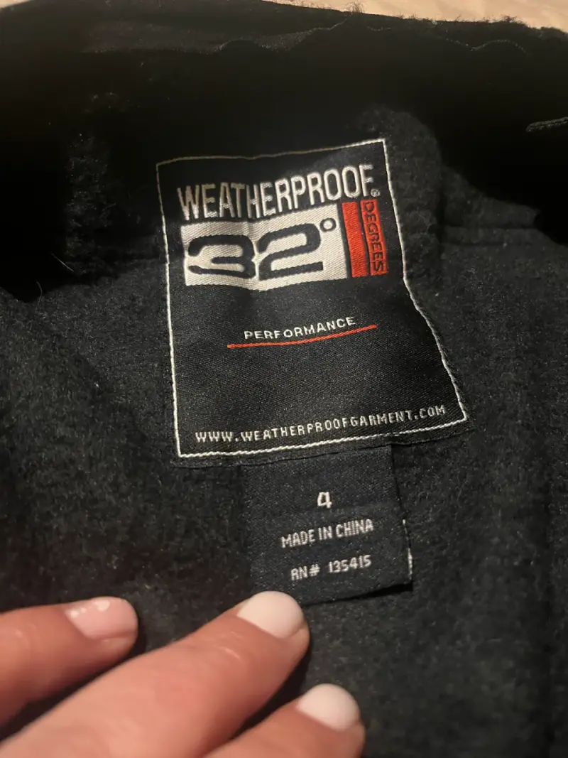 Overol de nieve Weatherproof negro - 3