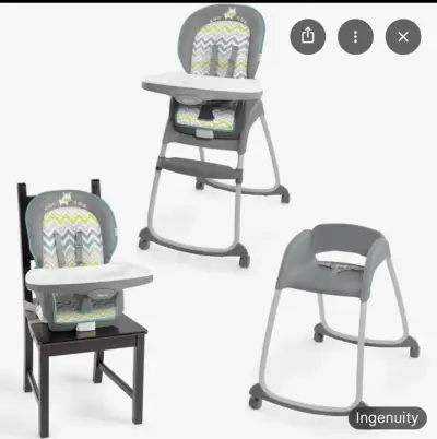 Silla alta para bebé Ingenuity - miniatura 4