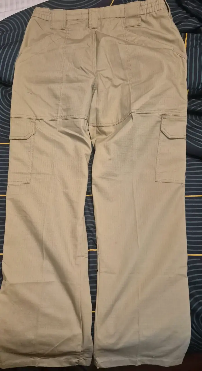 Pantalones cargo beige hombre - 2