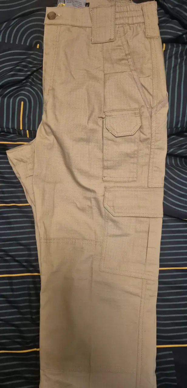 Pantalones cargo beige hombre - 3
