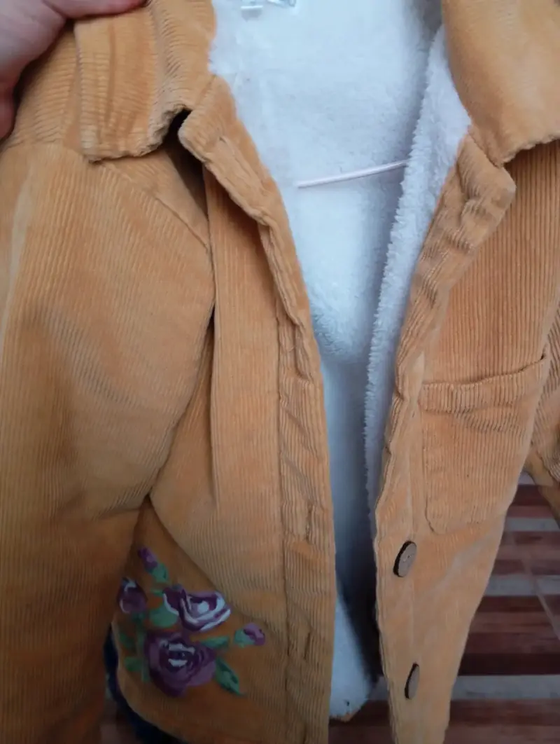 Chaqueta de limonada café floral