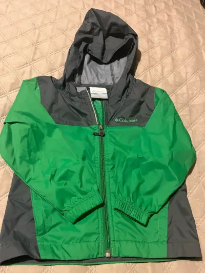 Chaqueta impermeable Columbia verde - miniatura 1