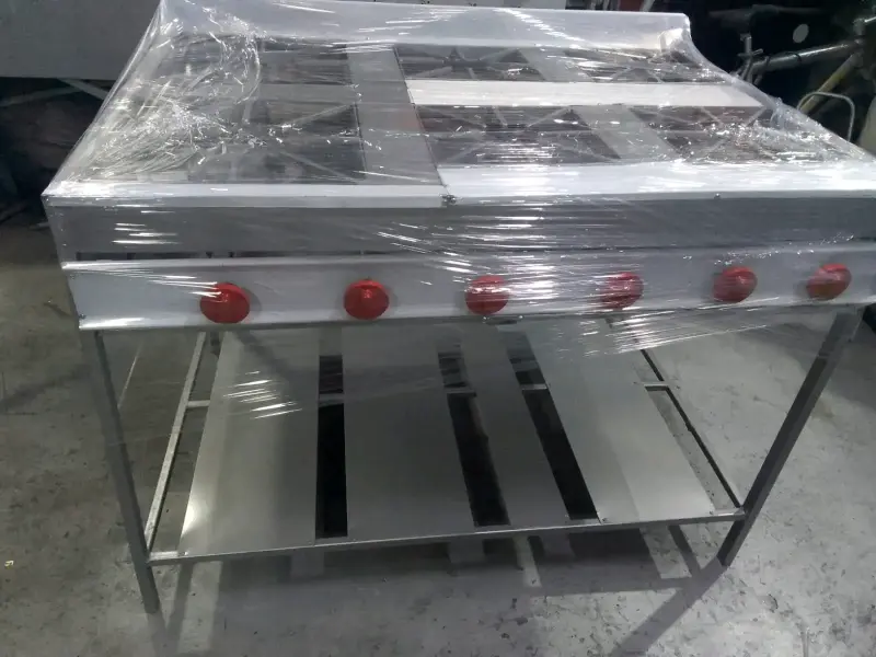 Cocina industrial de seis quemadores - 5