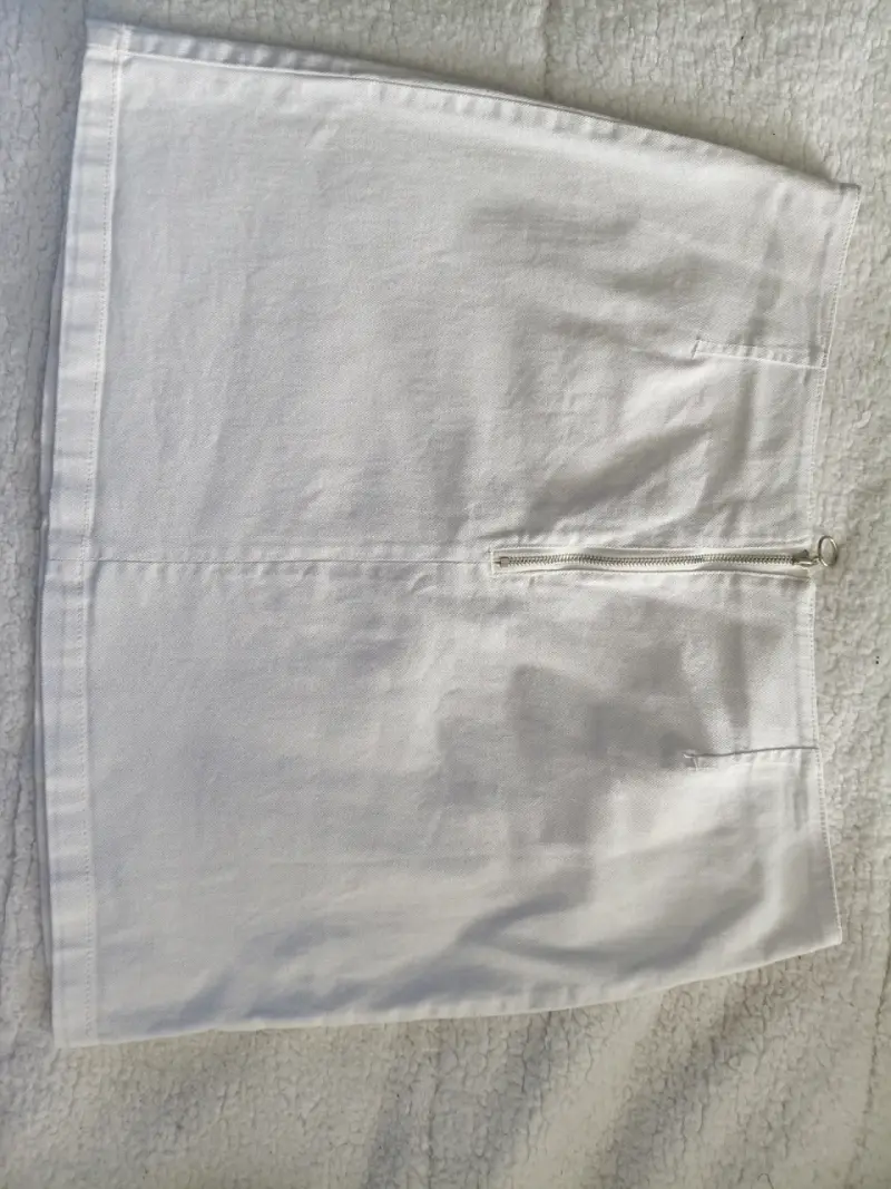 Falda corta blanca - 2