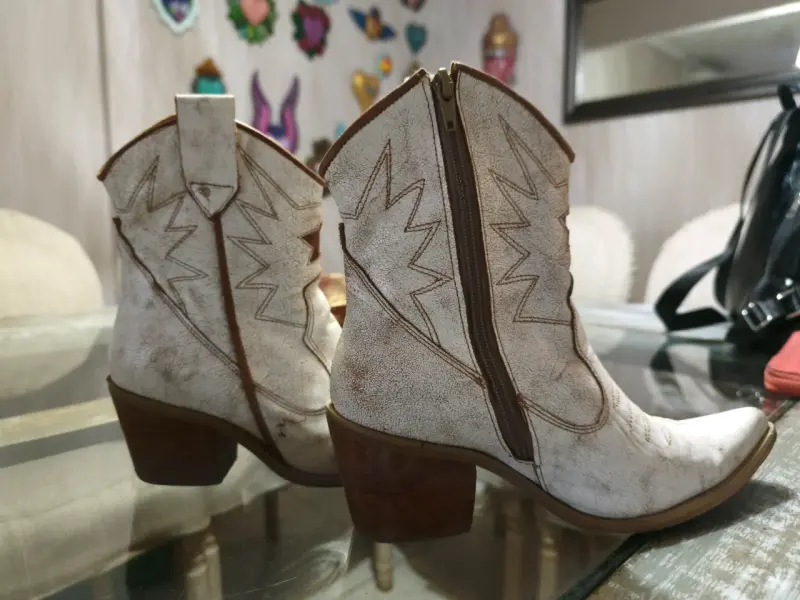 Botas vaqueras blancas - 2