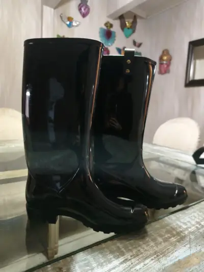 Botas de lluvia negras - miniatura 1