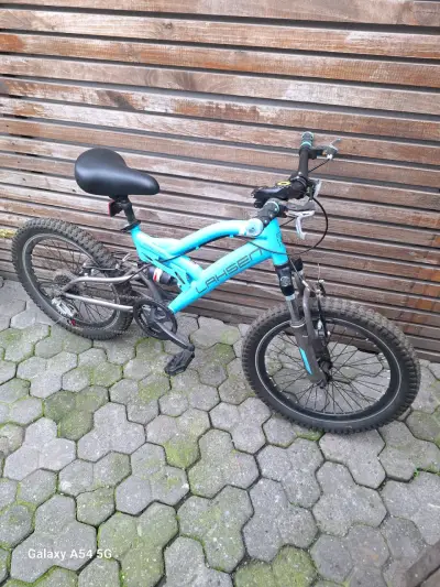 Bicicleta Lahsen azul para niños - miniatura 1