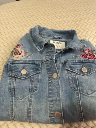 Chaqueta de mezclilla bordada Fiorucci - miniatura 1