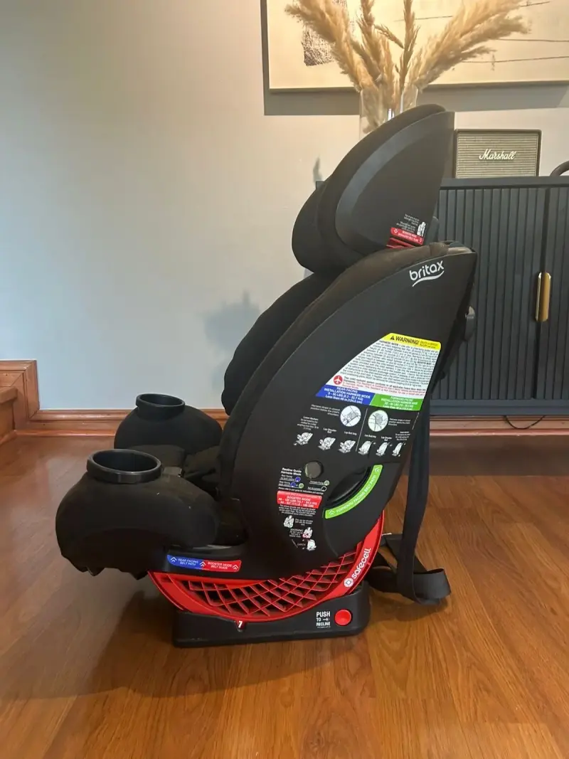 Silla de auto negra Britax one4life - 2