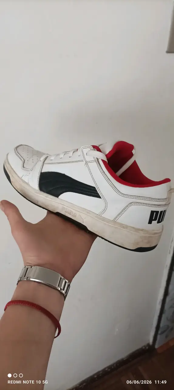 Zapatillas deportivas blancas Puma - 2