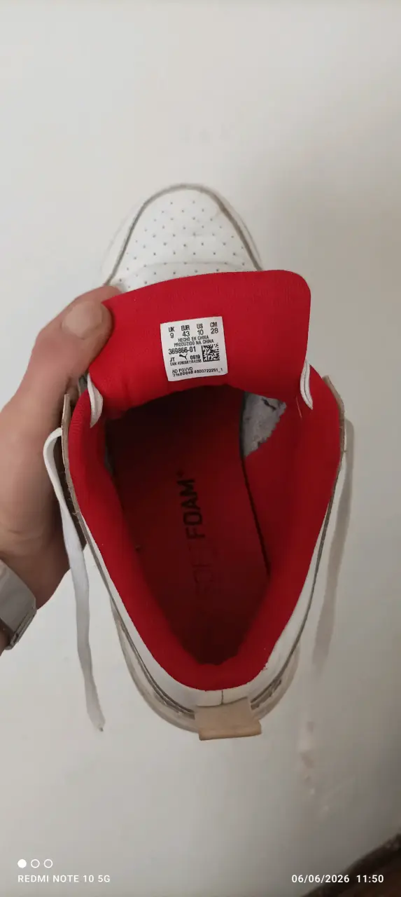 Zapatillas deportivas blancas Puma - 4