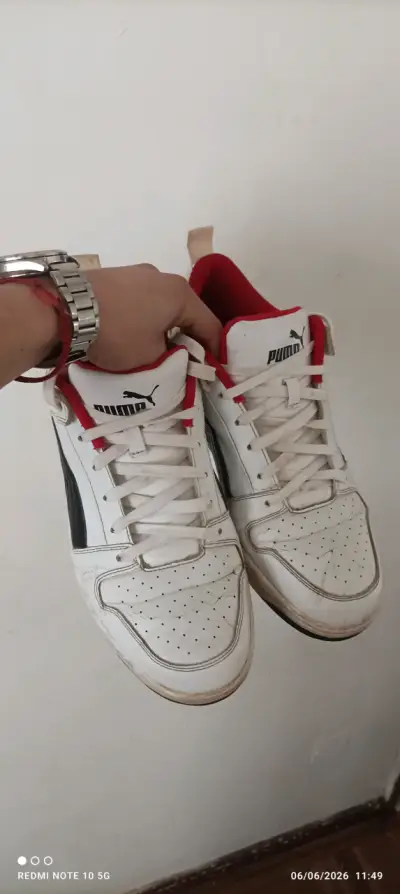 Zapatillas deportivas blancas Puma - miniatura 5