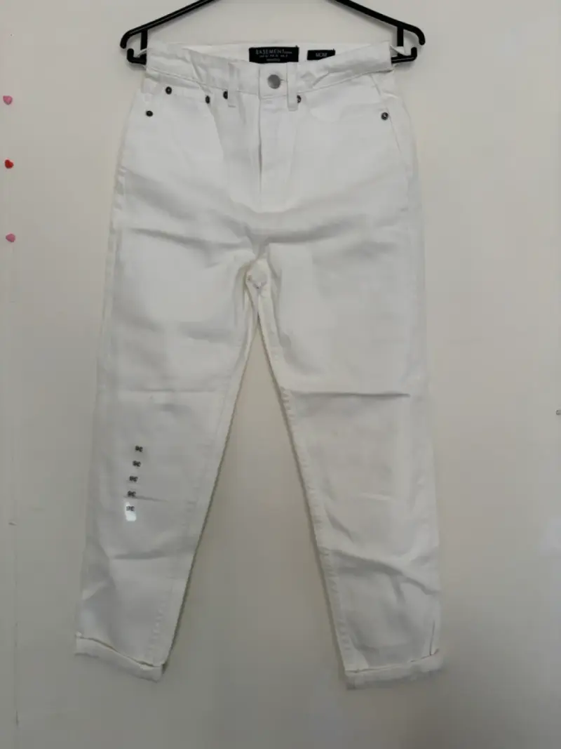 Jeans blancos Basement - 2