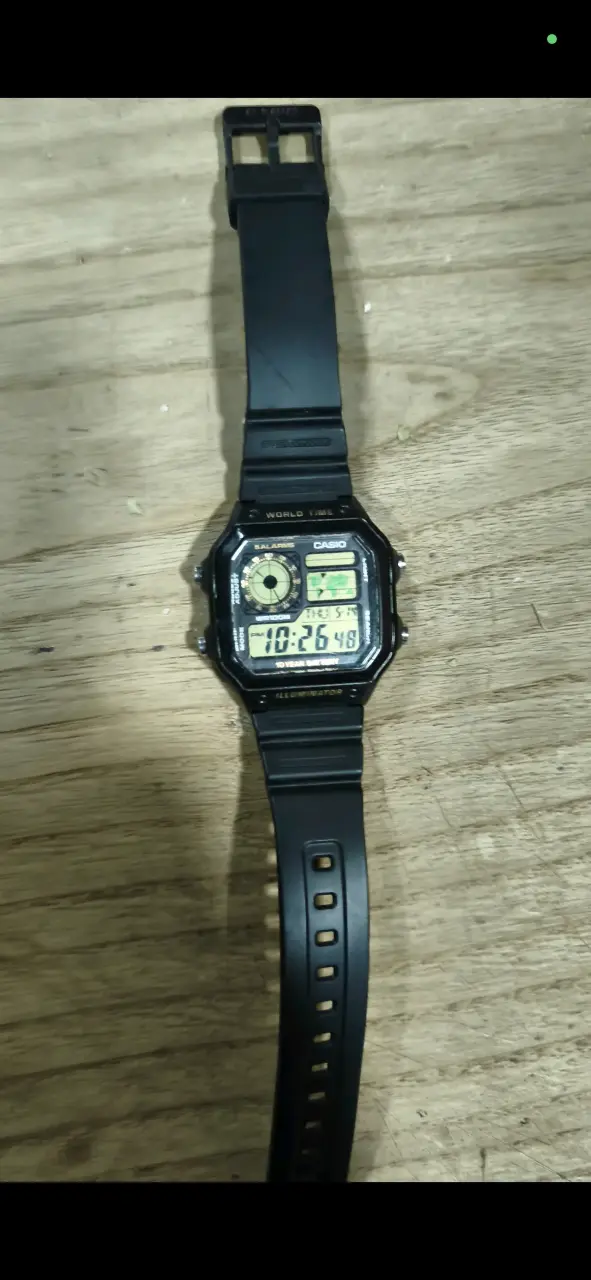 Reloj digital Casio negro