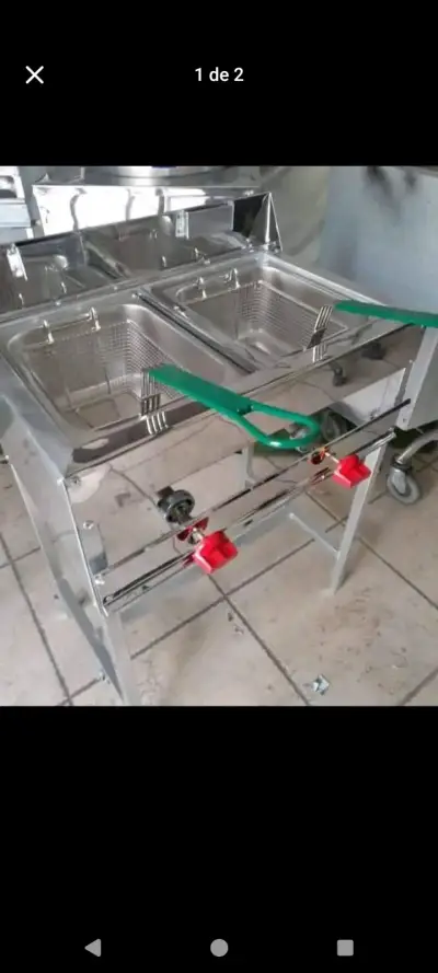 Freidora doble industrial - miniatura 3