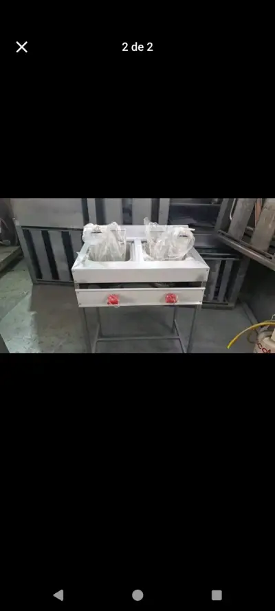 Freidora doble industrial - miniatura 4