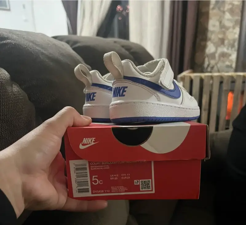 Zapatillas infantiles blancas Nike - 2