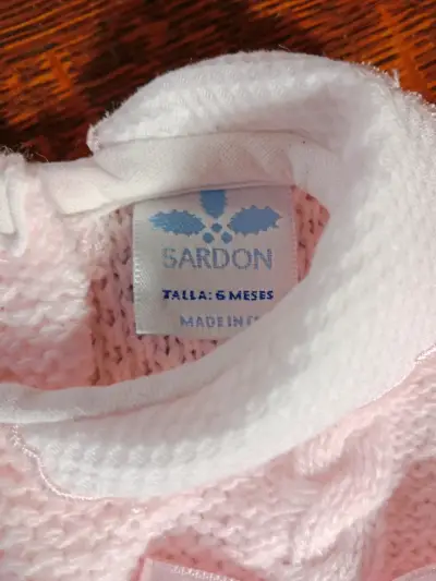 Conjunto de bebé tejido rosadoNuevo - miniatura 2