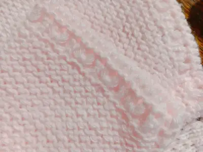 Conjunto de bebé tejido rosadoNuevo - miniatura 3