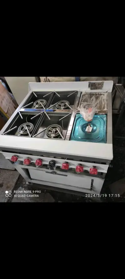 Cocina industrial 4 quemadores - miniatura 4