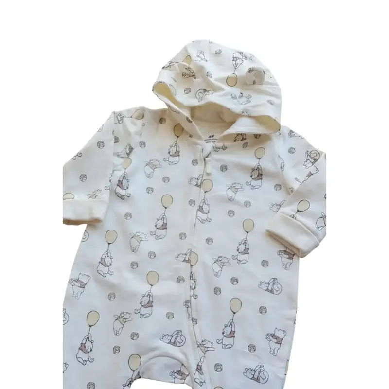 Enterito bebé con capucha estampado - 2