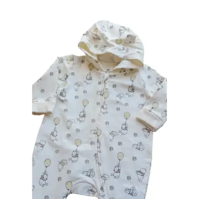 Enterito bebé con capucha estampado - miniatura 2
