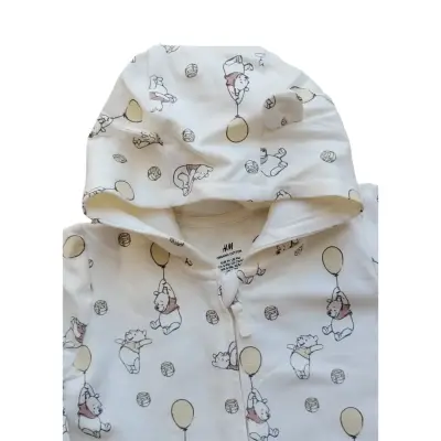 Enterito bebé con capucha estampado - miniatura 3