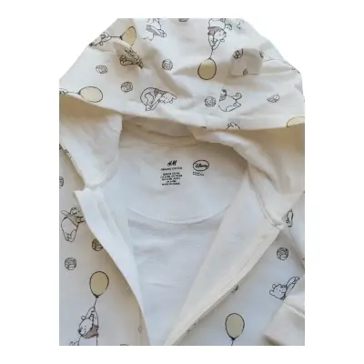 Enterito bebé con capucha estampado - miniatura 4