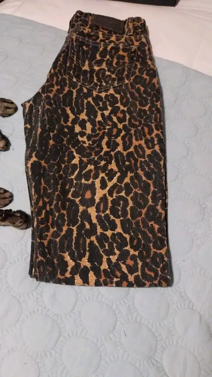 Pantalones estampado leopardado - 4