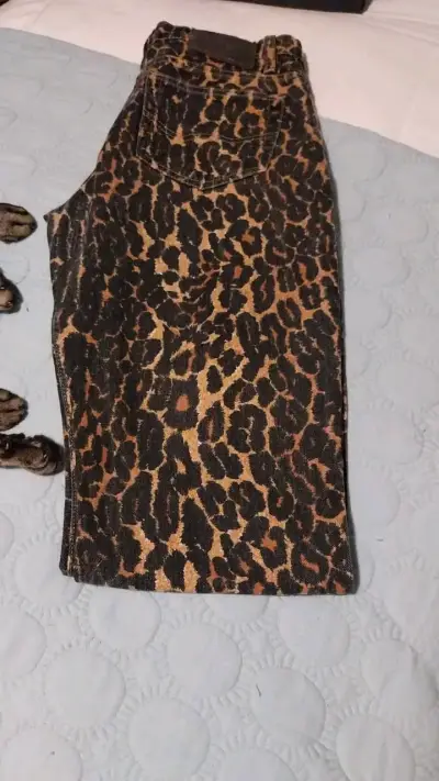 Pantalones estampado leopardado - miniatura 4