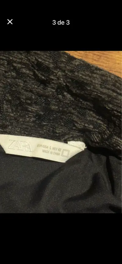 🧥 Chaqueta Zara Hombre Talla L – Prácticamente Nue - miniatura 3