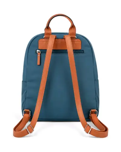 Mochila azul Amphora con bolsillos - miniatura 2