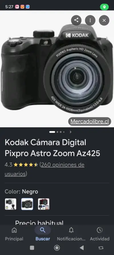 Cámara Kodak Pixpro Astro Zoom negra - miniatura 1