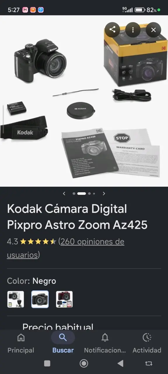 Cámara Kodak Pixpro Astro Zoom negra - 2