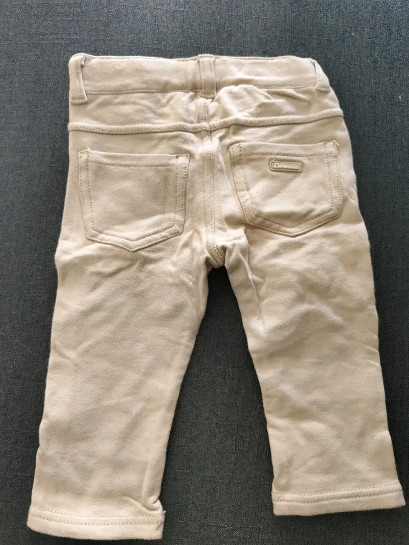 Pantalones beige para niñas - 3
