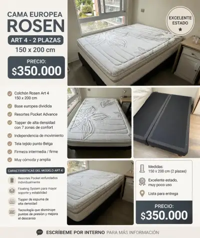 Cama de 2 plazas - miniatura 5