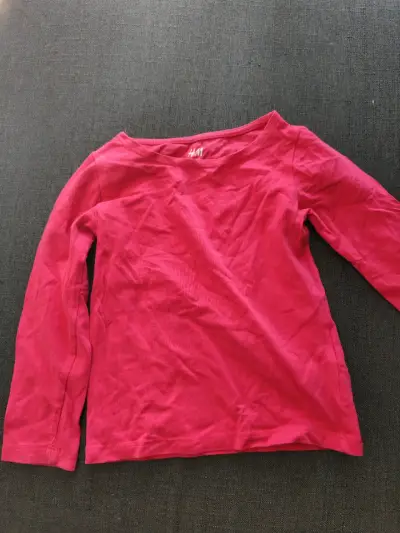 Polera manga larga Fucsia H&M - miniatura 1