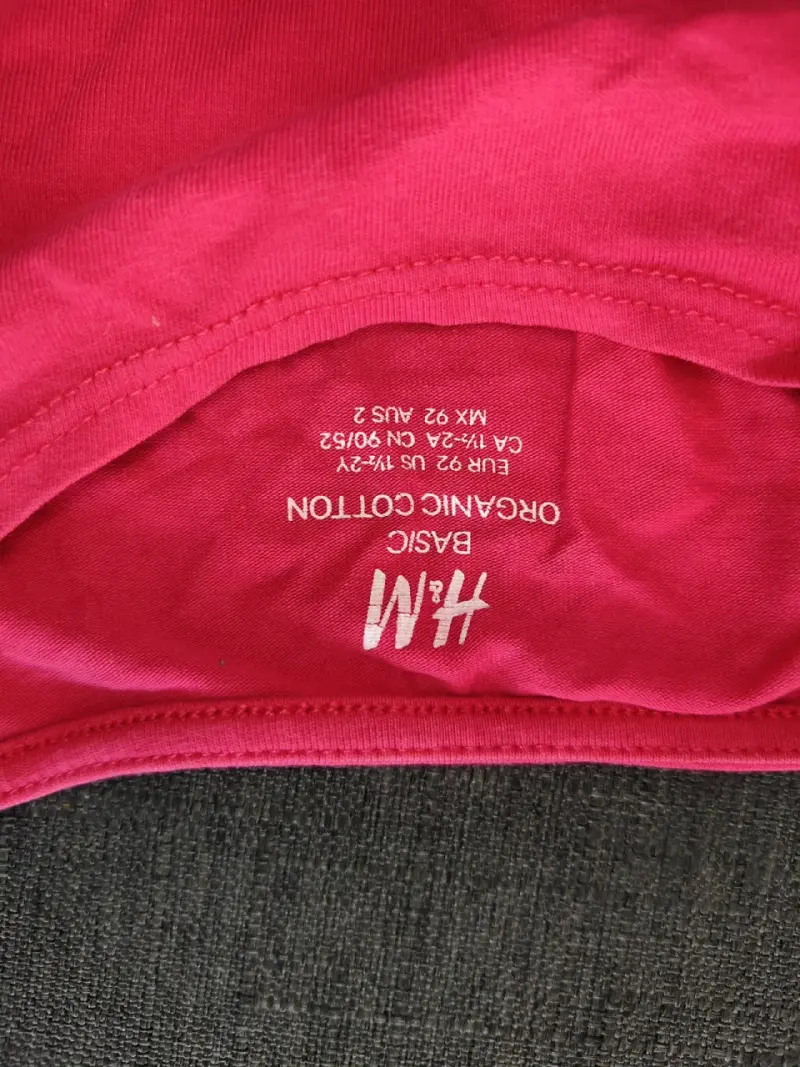 Polera manga larga Fucsia H&M - 2