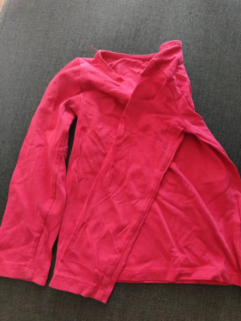 Polera manga larga Fucsia H&M - 3