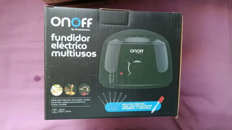 Fundidor eléctrico multiusos Negro