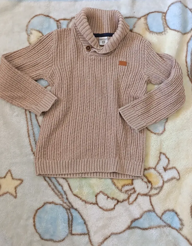 Jeans de mezclilla azul ropa talla 8 niño - 2