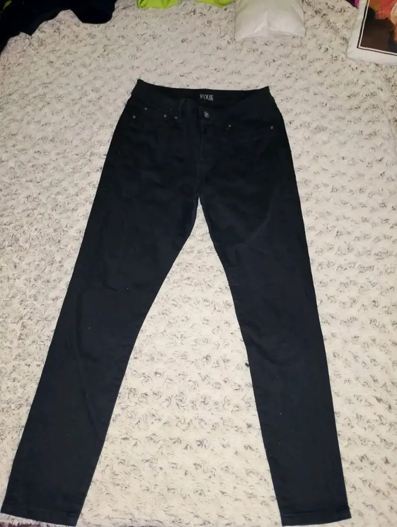 Jeans negros Pixie mujer