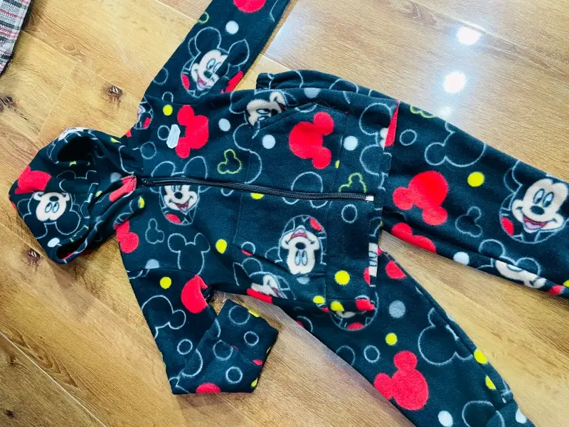 Pijama polar con capucha infantil - 2