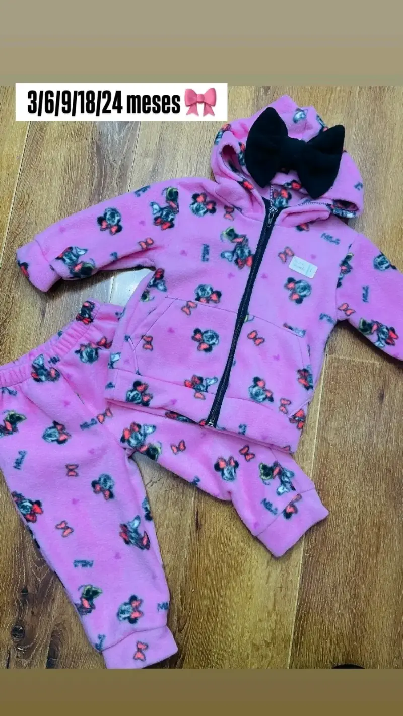 Pijama polar con capucha infantil - 3