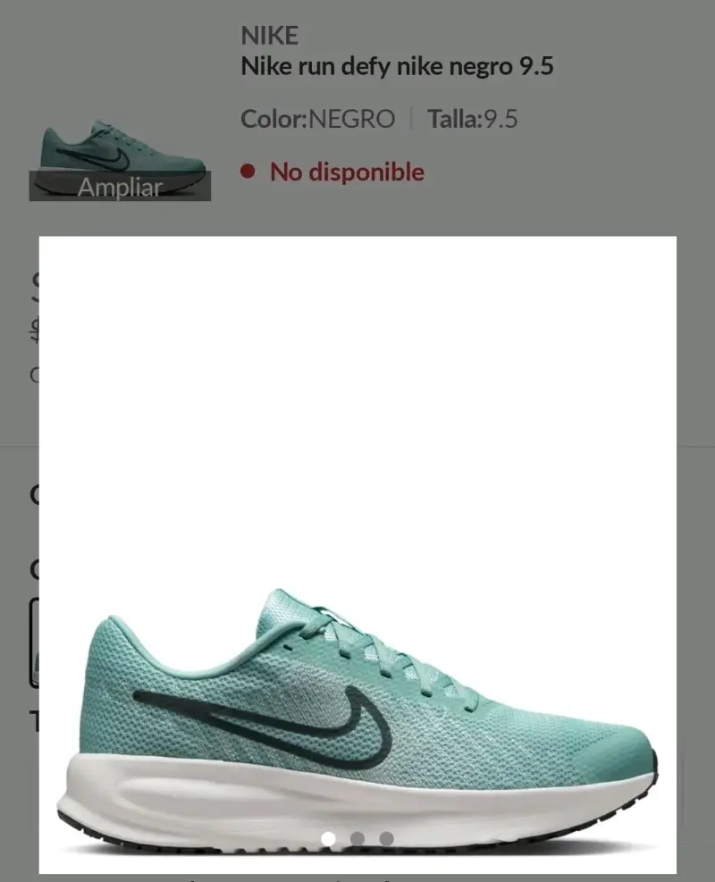 Zapatillas Nike Run Defy verde - 2