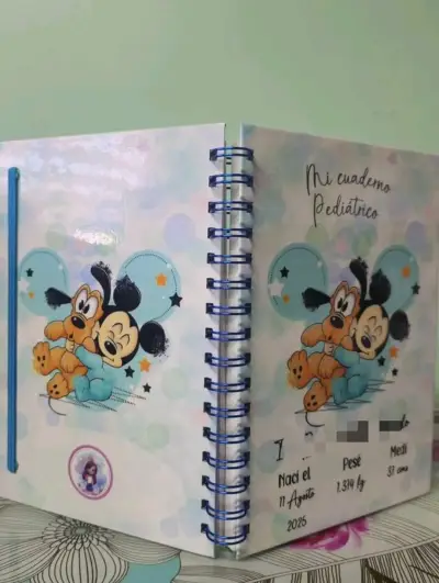 Cuaderno pediátrico Mickey y Pluto - miniatura 1
